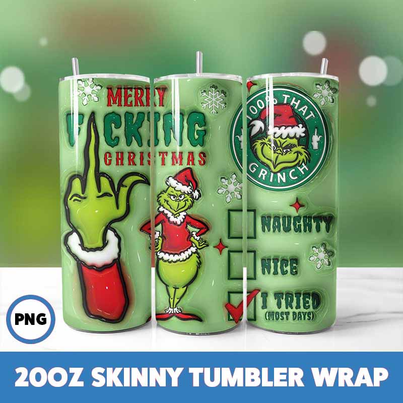 Grinchmas Tumbler Wrap