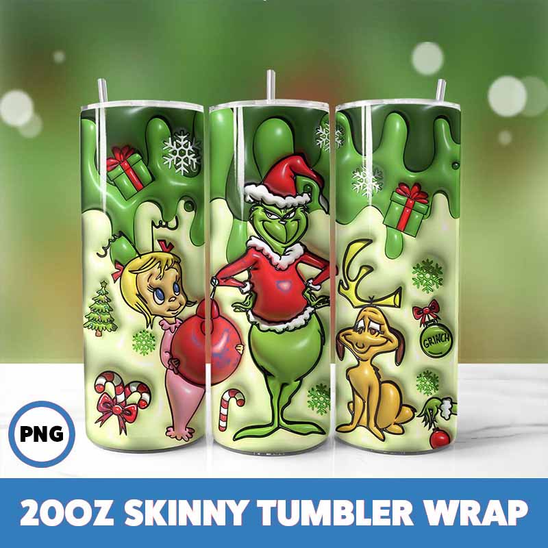 Grinchmas Tumbler Wrap