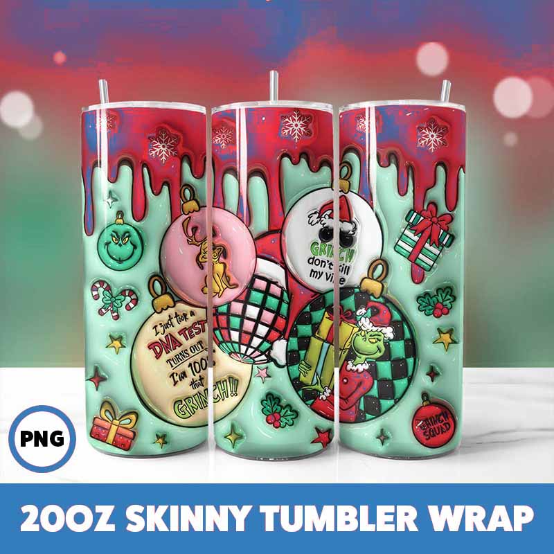 Grinchmas Tumbler Wrap