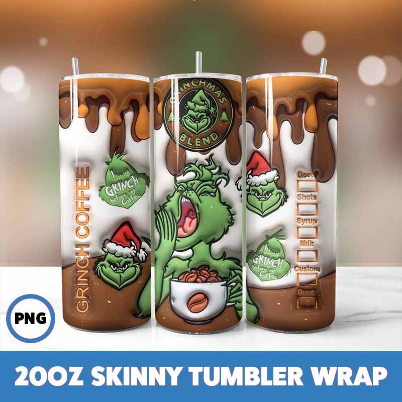 Grinchmas Tumbler Wrap