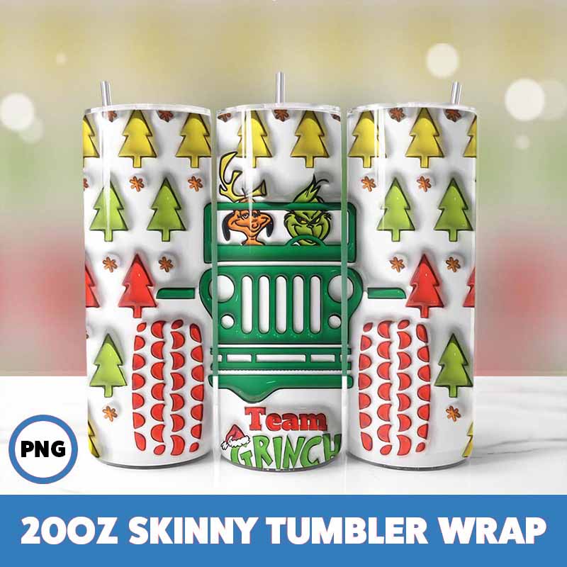 Grinchmas Tumbler Wrap