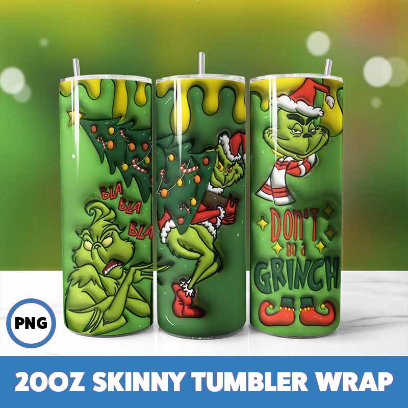 Grinchmas Tumbler Wrap