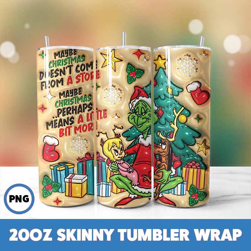 Grinchmas Tumbler Wrap