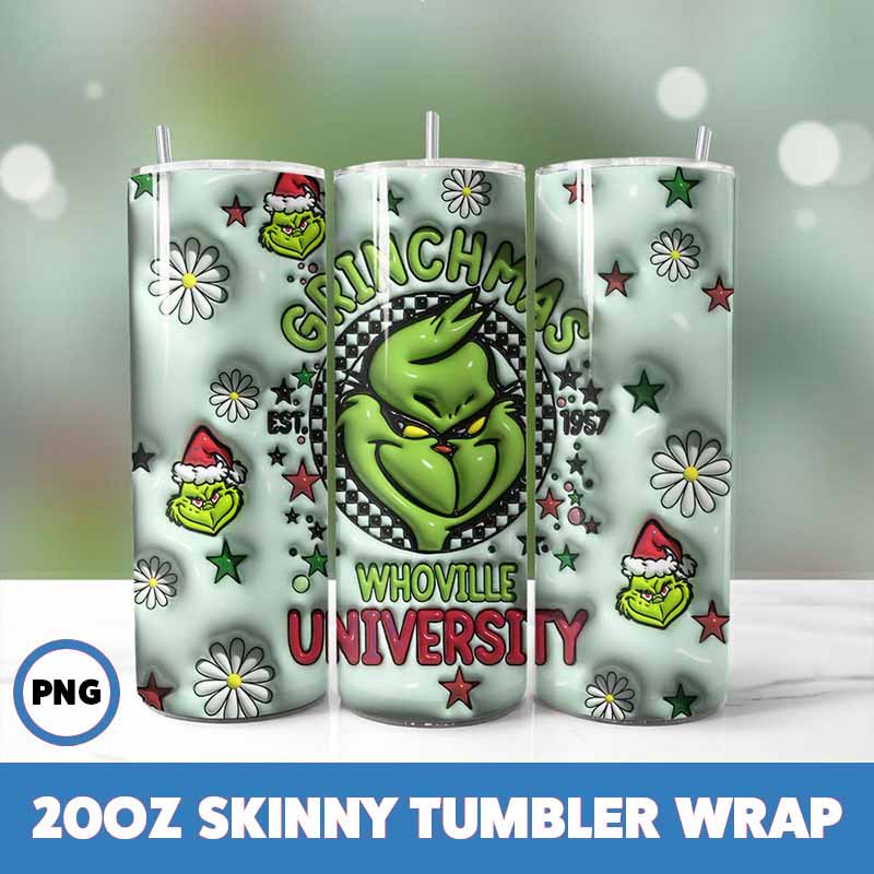 Grinchmas Tumbler Wrap