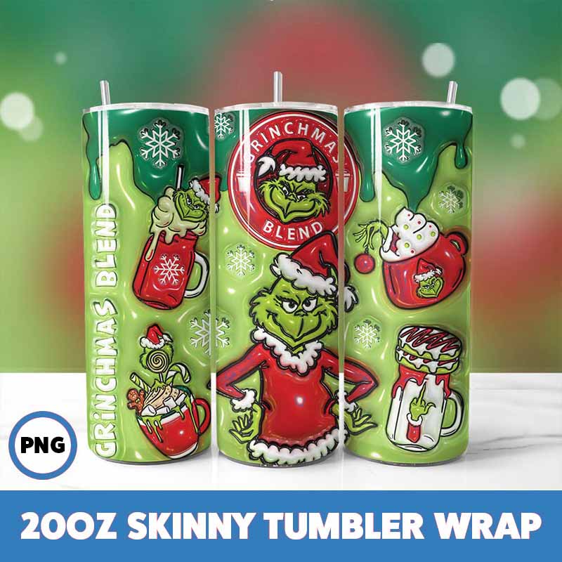 Grinchmas Tumbler Wrap