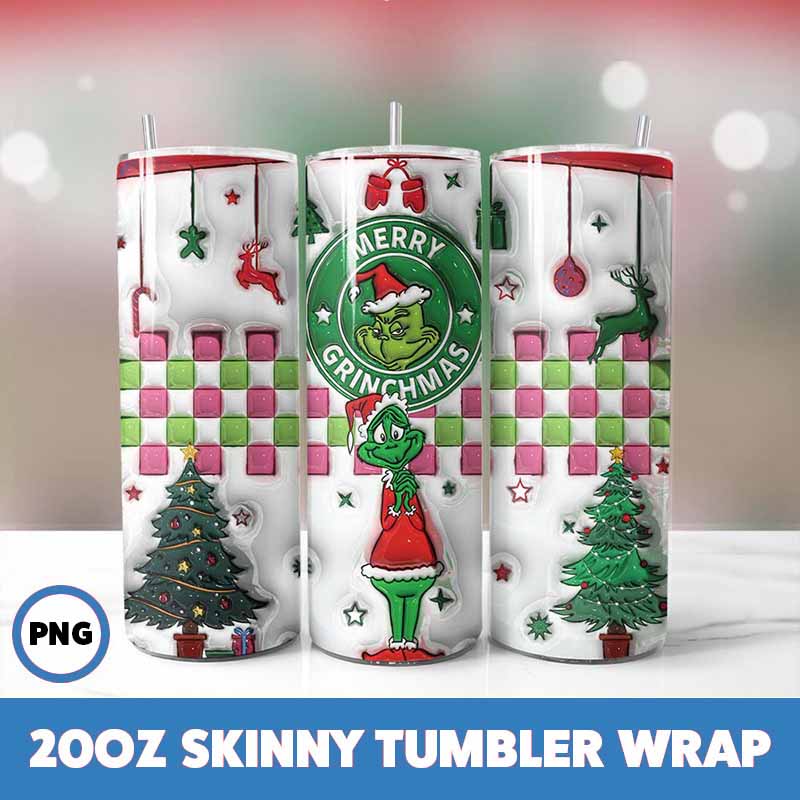 Grinchmas Tumbler Wrap