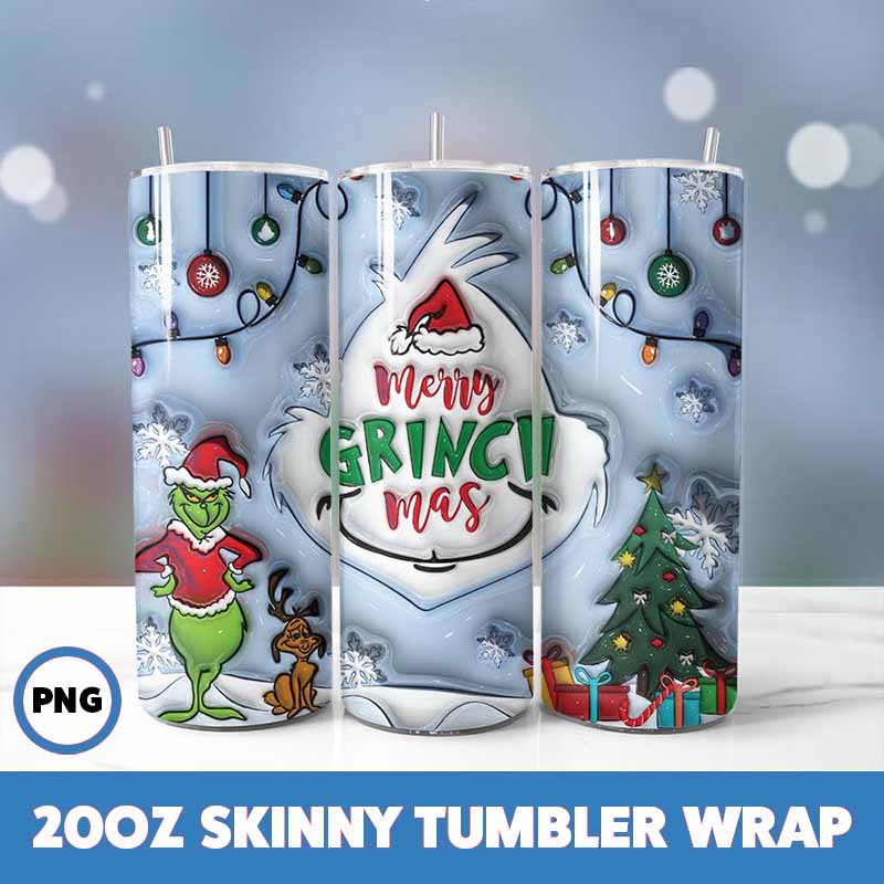 Grinchmas Tumbler Wrap