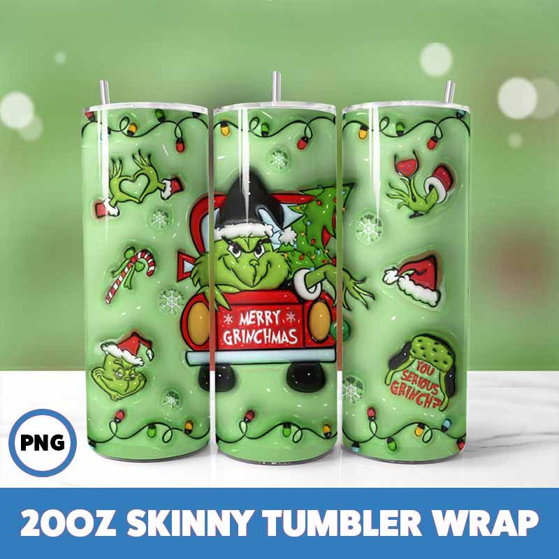 Grinchmas Tumbler Wrap