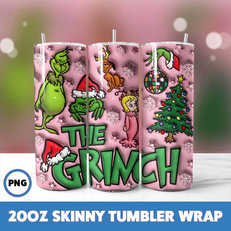 Grinchmas Tumbler Wrap