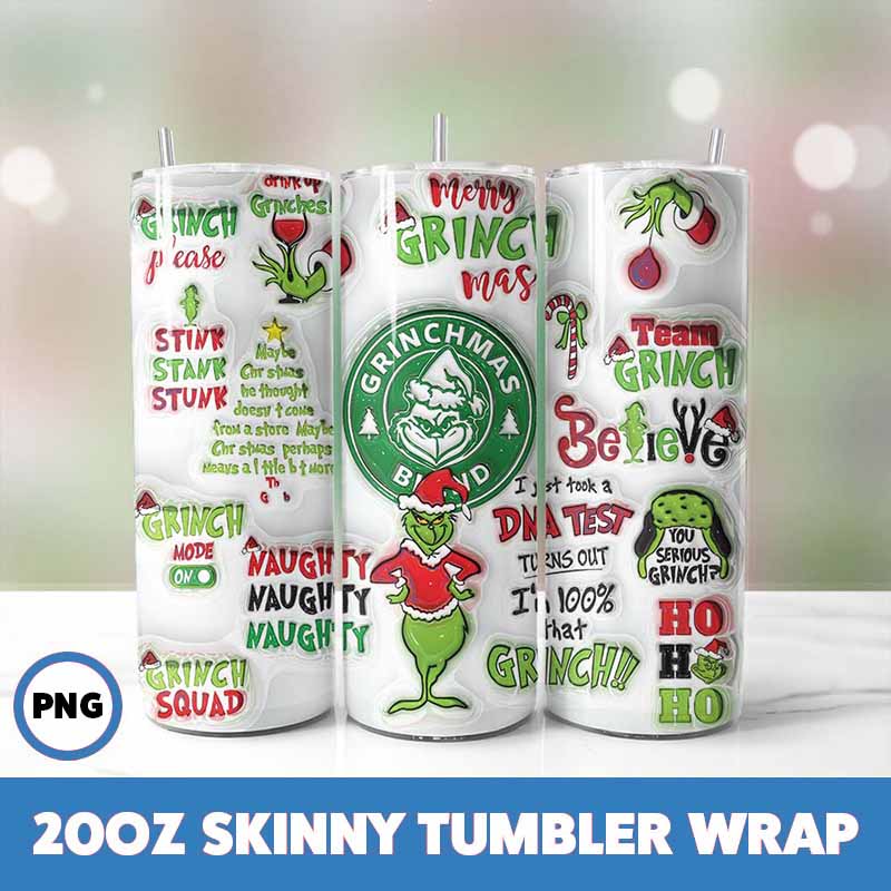 Grinchmas Tumbler Wrap