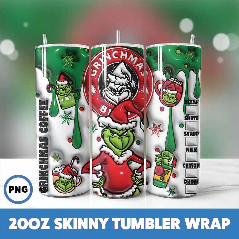 Grinchmas Tumbler Wrap