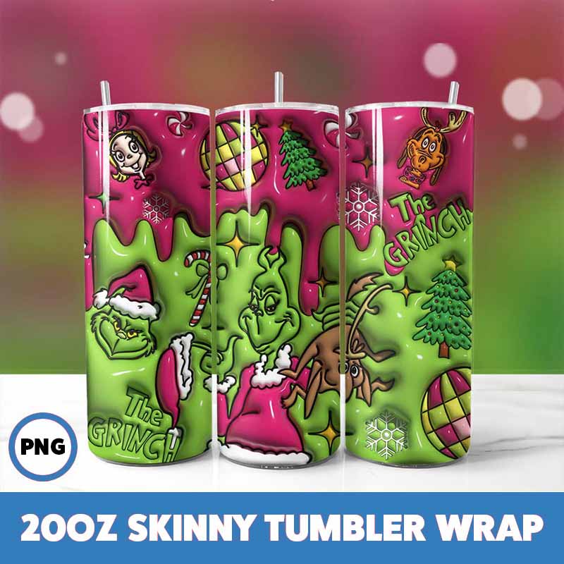 Grinchmas Tumbler Wrap