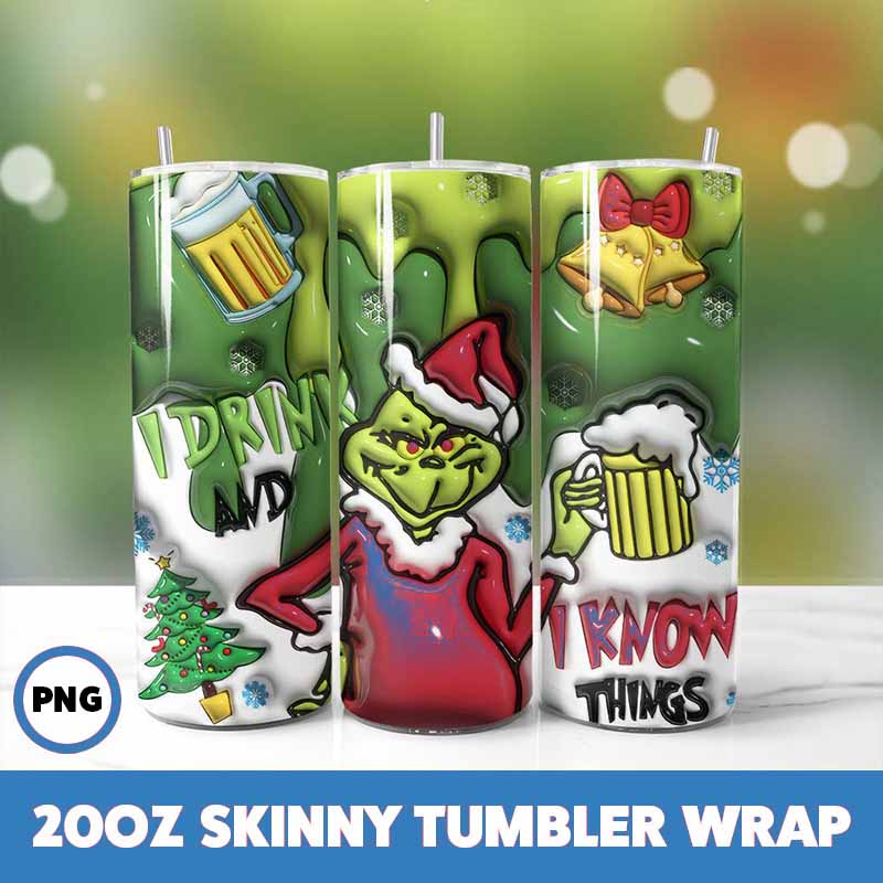 Grinchmas Tumbler Wrap