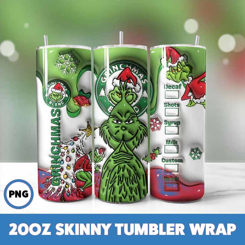 Grinchmas Tumbler Wrap