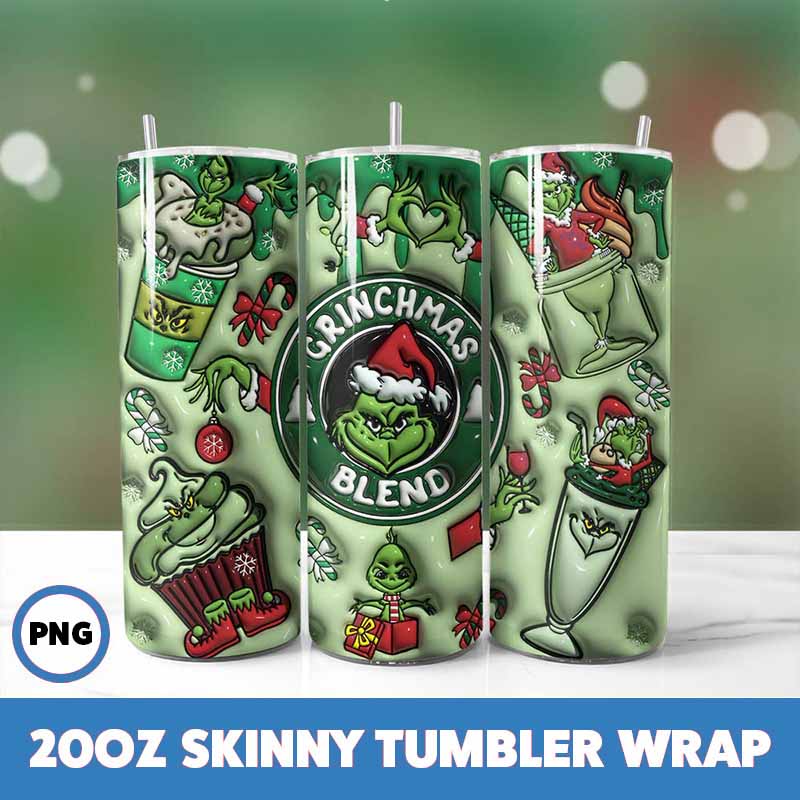 Grinchmas Tumbler Wrap