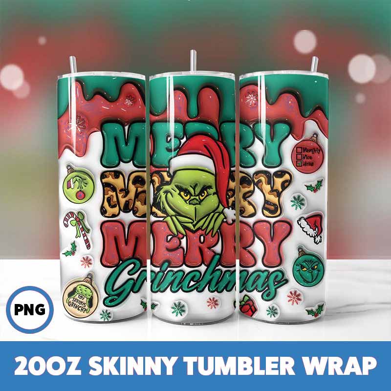 Grinchmas Tumbler Wrap