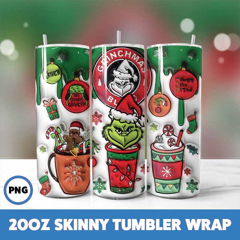 Grinchmas Tumbler Wrap