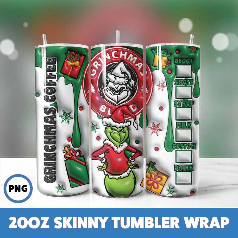 Grinchmas Tumbler Wrap