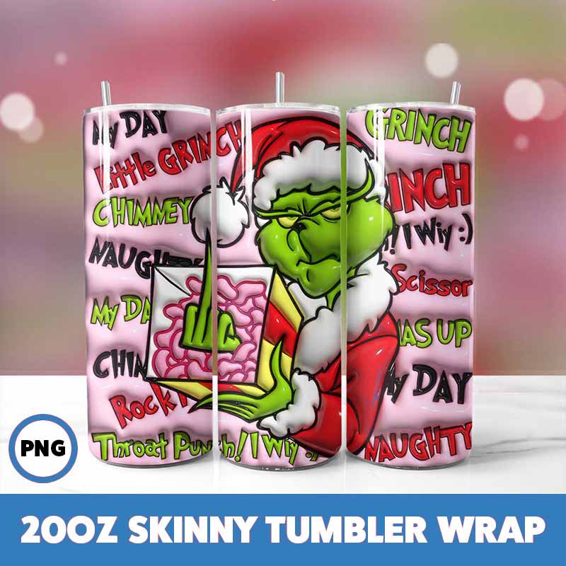 Grinchmas Tumbler Wrap