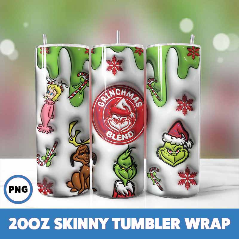 Grinchmas Tumbler Wrap