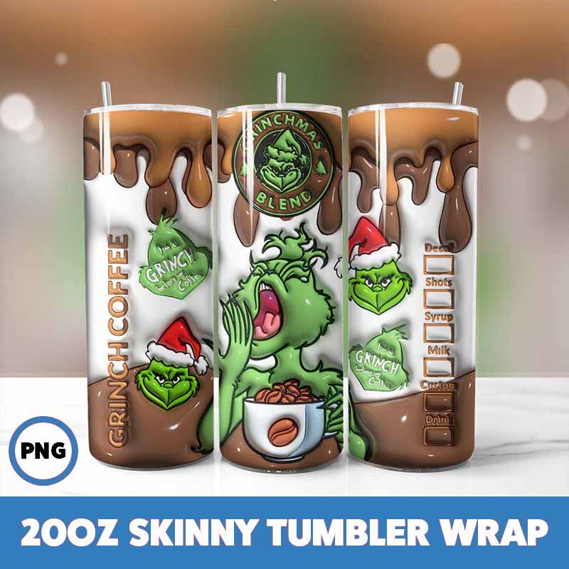 Grinchmas Tumbler Wrap