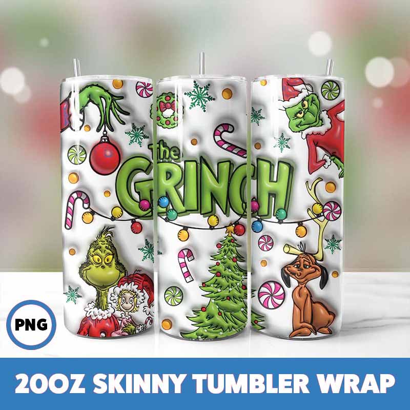 Grinchmas Tumbler Wrap