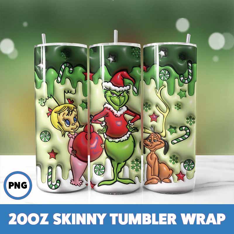 Grinchmas Tumbler Wrap