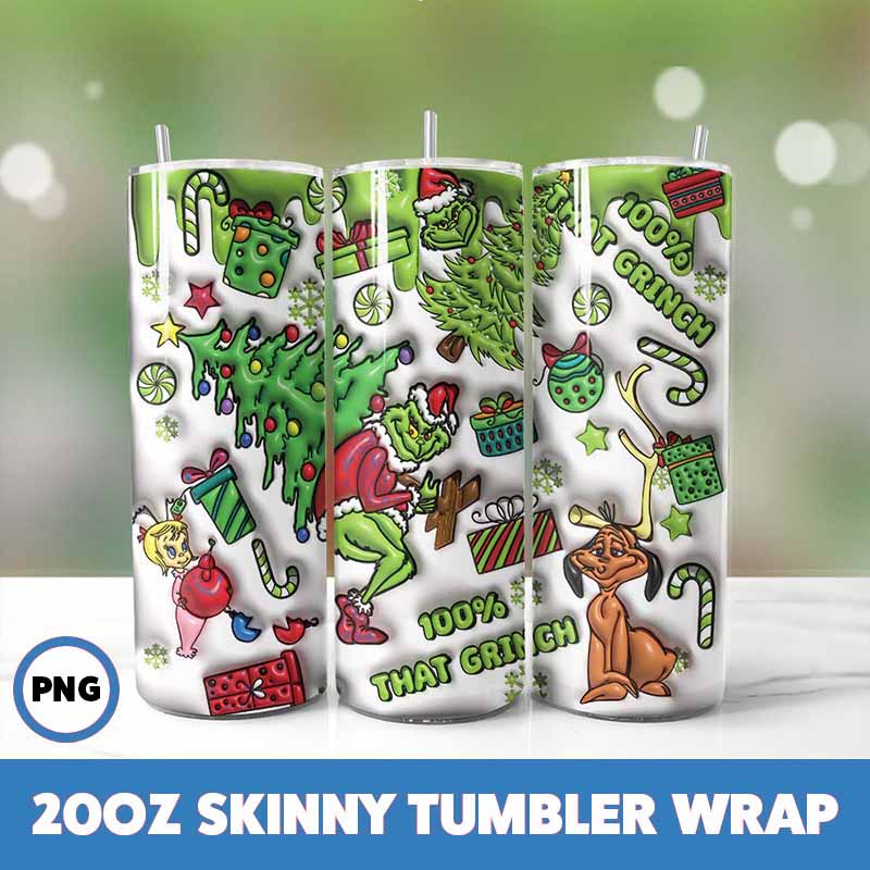 Grinchmas Tumbler Wrap