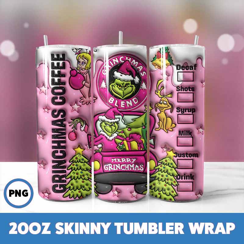 Grinchmas Tumbler Wrap