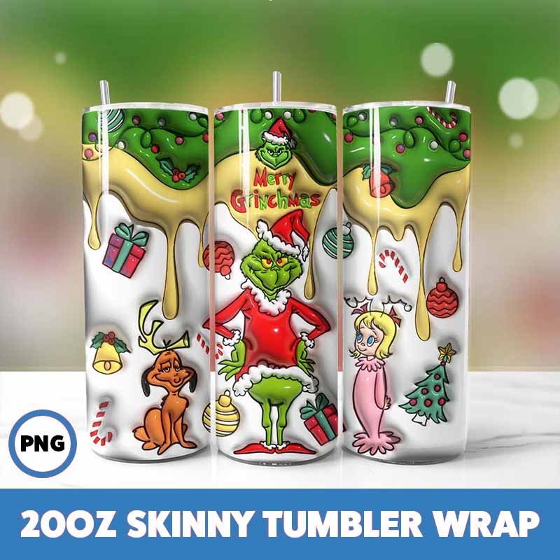 Grinchmas Tumbler Wrap