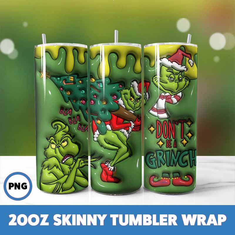 Grinchmas Tumbler Wrap