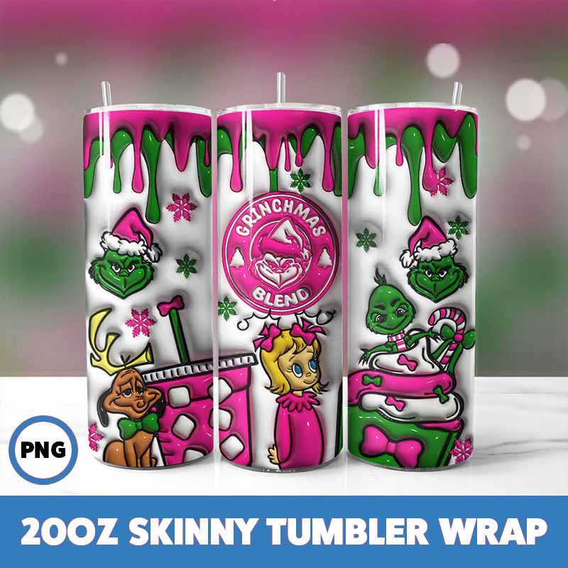 Grinchmas Tumbler Wrap