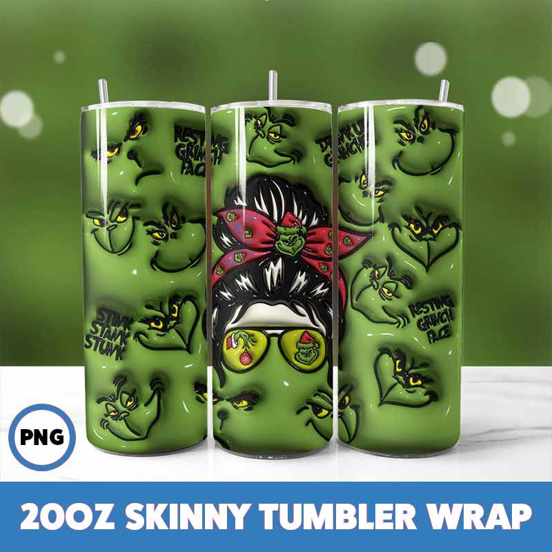 Grinchmas Tumbler Wrap