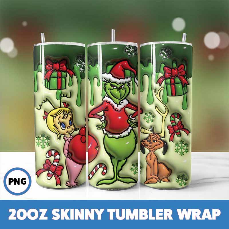 Grinchmas Tumbler Wrap