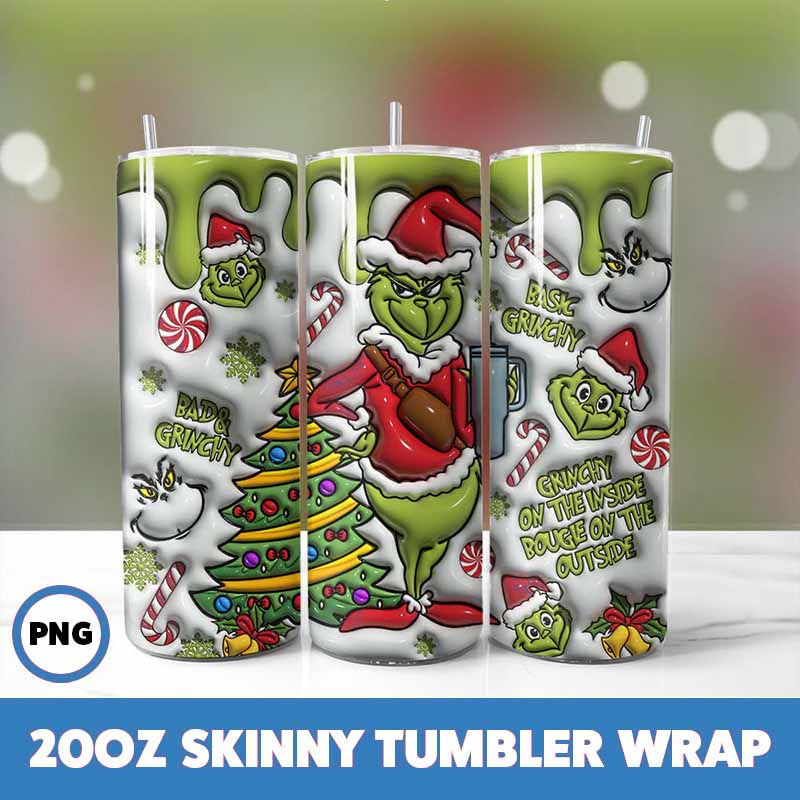 Grinchmas Tumbler Wrap