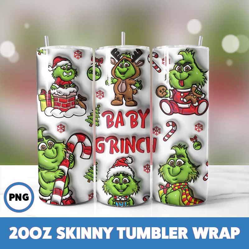 Grinchmas Tumbler Wrap