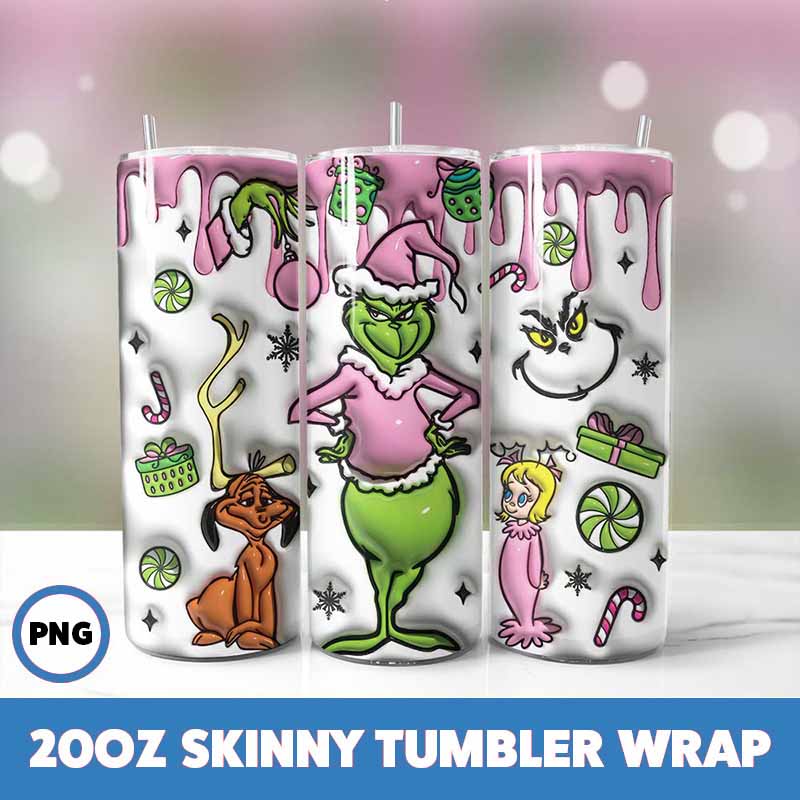 Grinchmas Tumbler Wrap