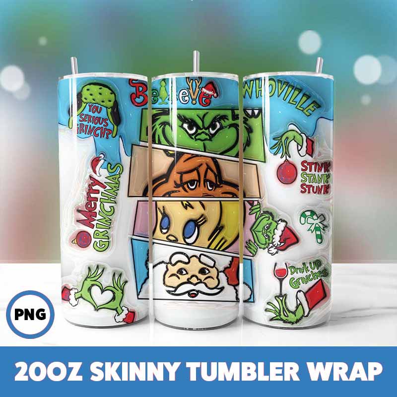 Grinchmas Tumbler Wrap