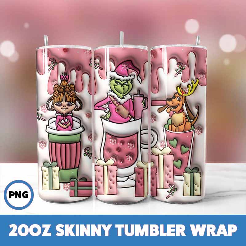 Grinchmas Tumbler Wrap