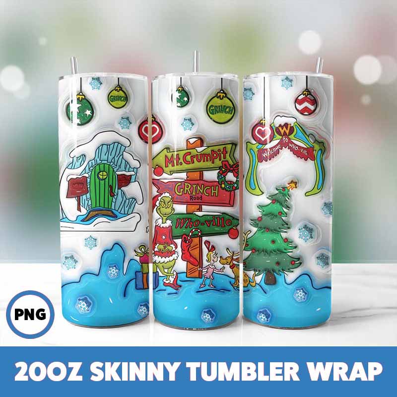 Grinchmas Tumbler Wrap