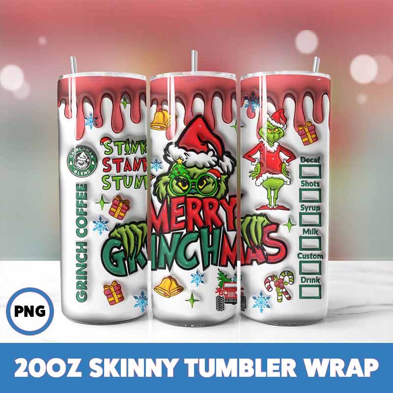 Grinchmas Tumbler Wrap