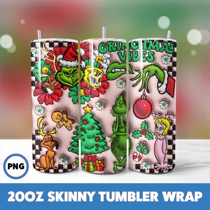 Grinchmas Tumbler Wrap