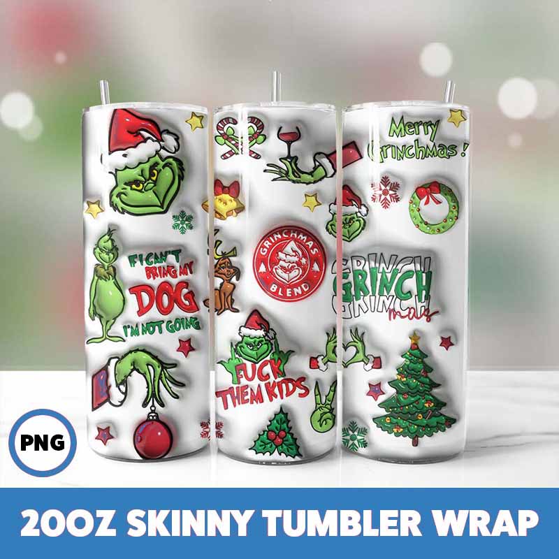 Grinchmas Tumbler Wrap