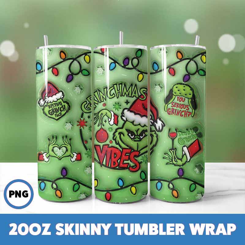 Grinchmas Tumbler Wrap