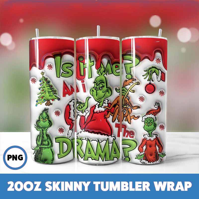 Grinchmas Tumbler Wrap