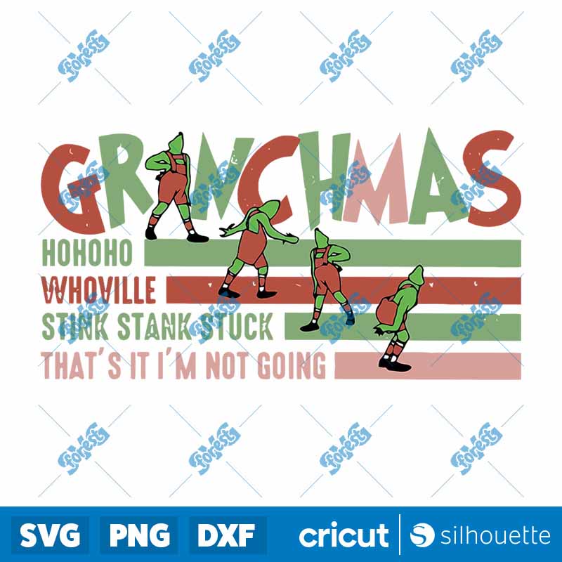 Grinchmas Hohoho Whoville SVG