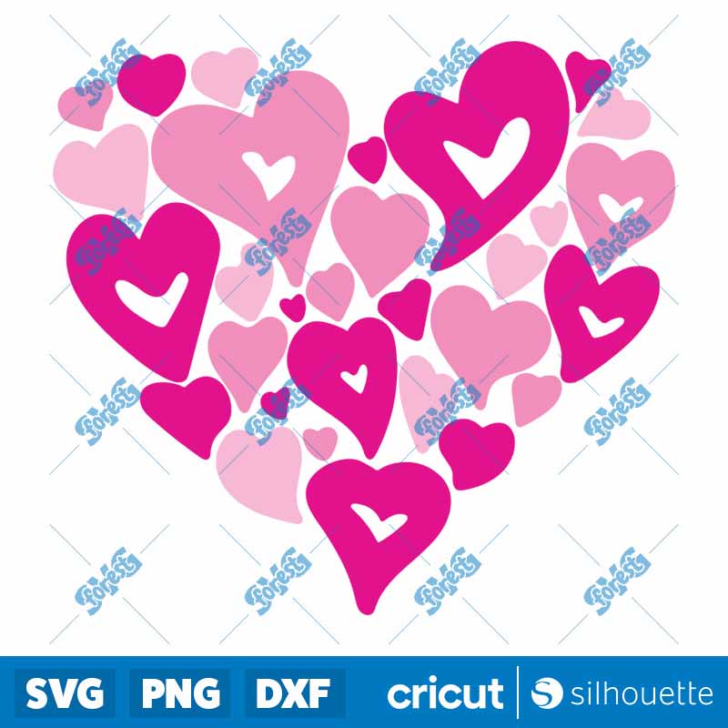 Groovy Heart SVG