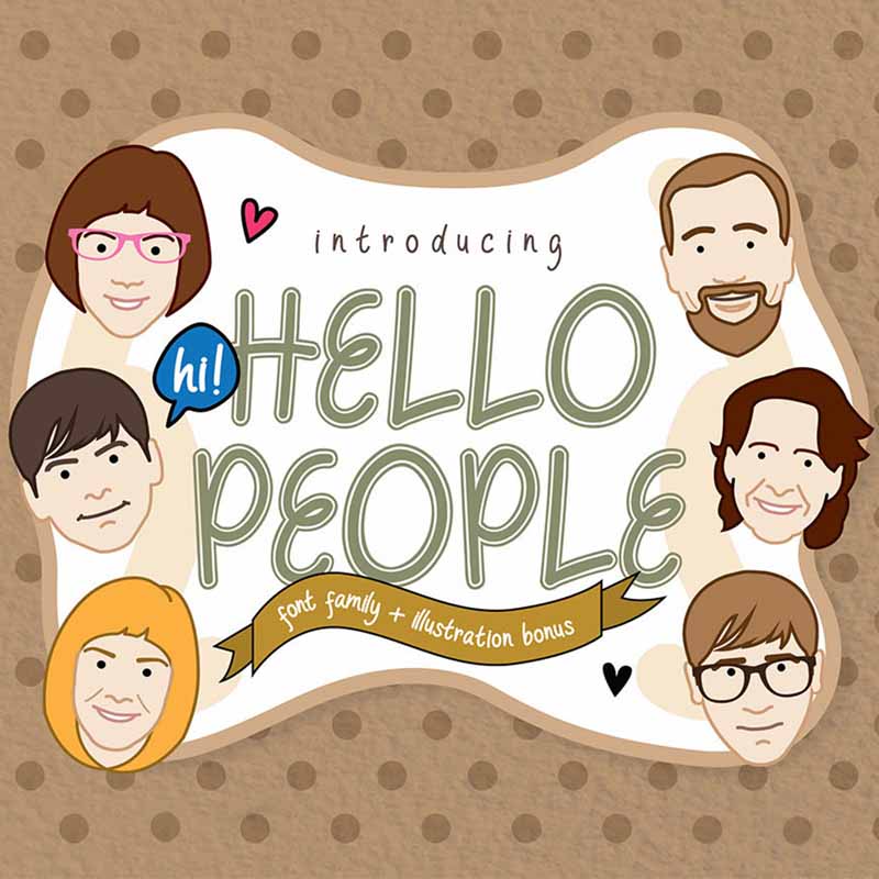 Hello People Font