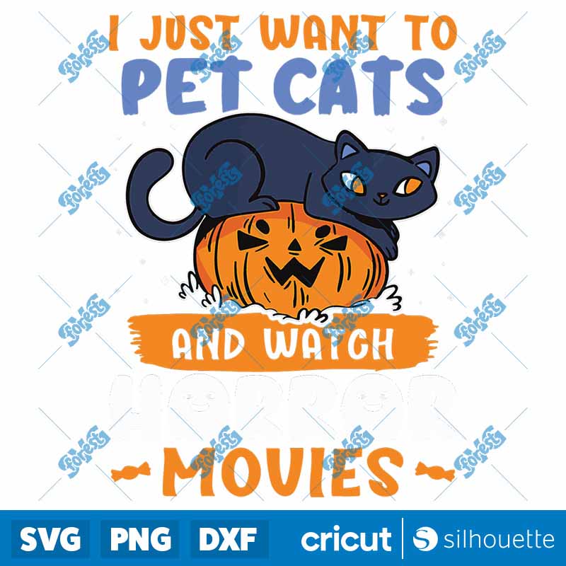 Halloween Cats Horror Movie
Pumpkin SVG