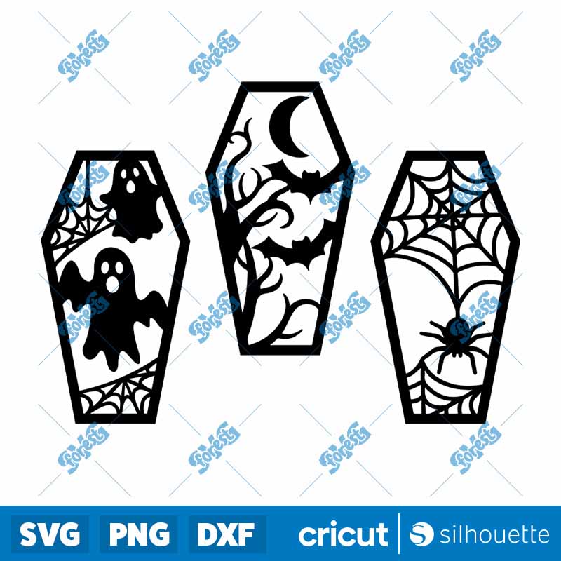 Halloween Coffin SVG